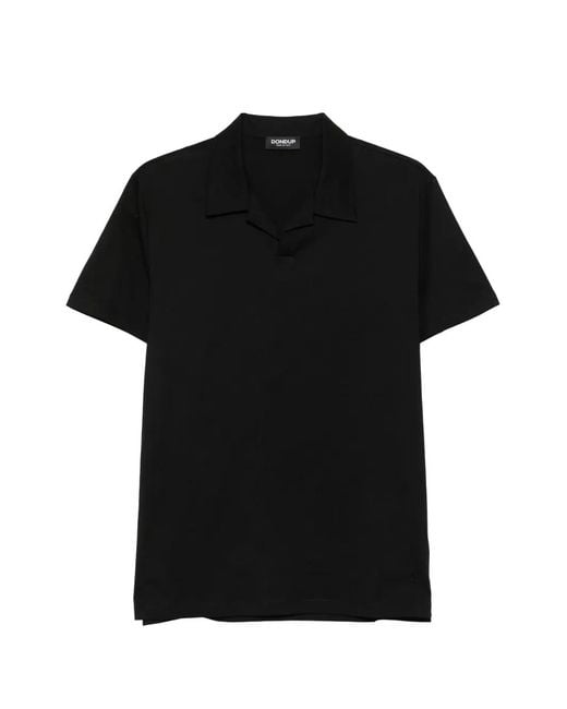 Dondup Black Cotton T-Shirt for men
