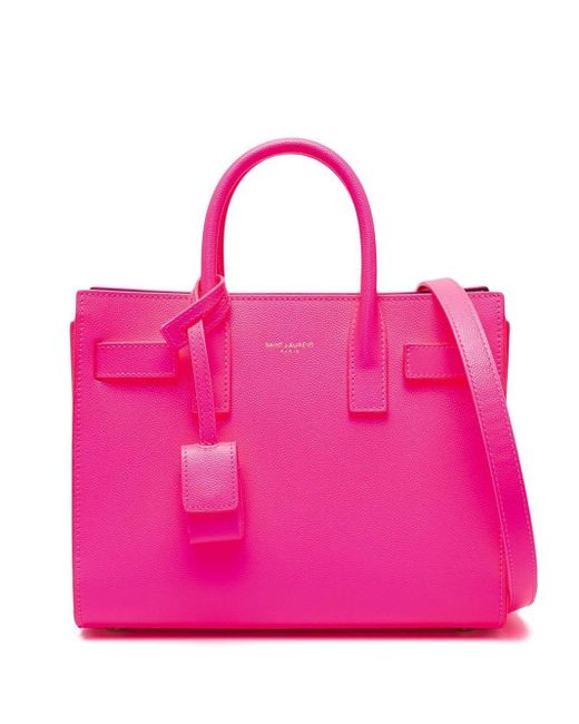 Bolso shopper Sac de Jour Saint Laurent de color Pink