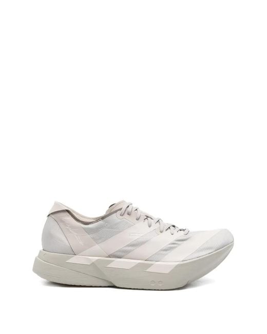 Y-3 White Striped Sneakers