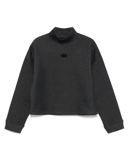 The North Face Black Mock-Neck Sweatshirt