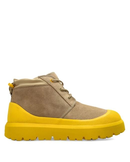 Ugg Neumal suede Lace-up boots in Yellow für Herren