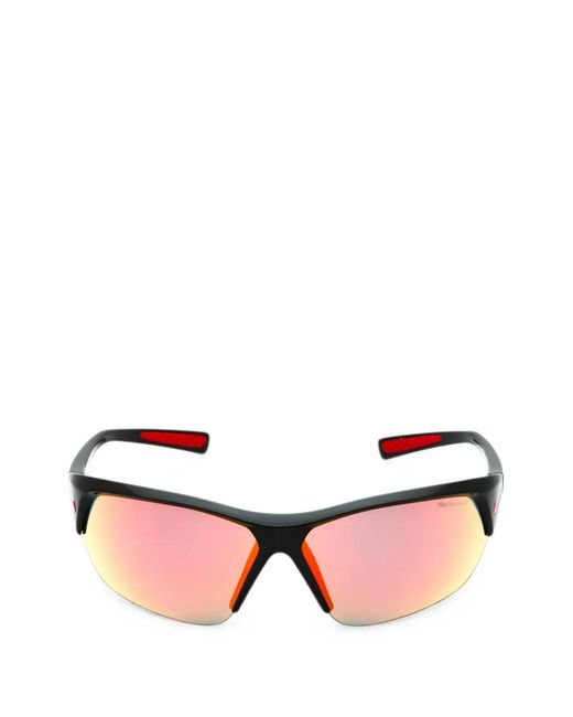 Nike Pink Skylon Ace Wraparound Sunglasses for men