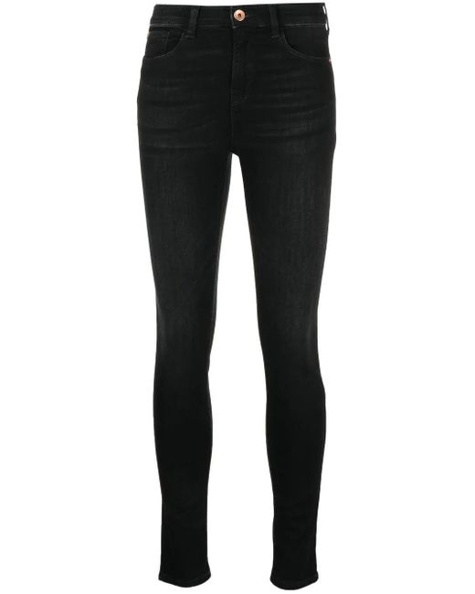 Emporio Armani Black Skinny-Cut Leg Jeans