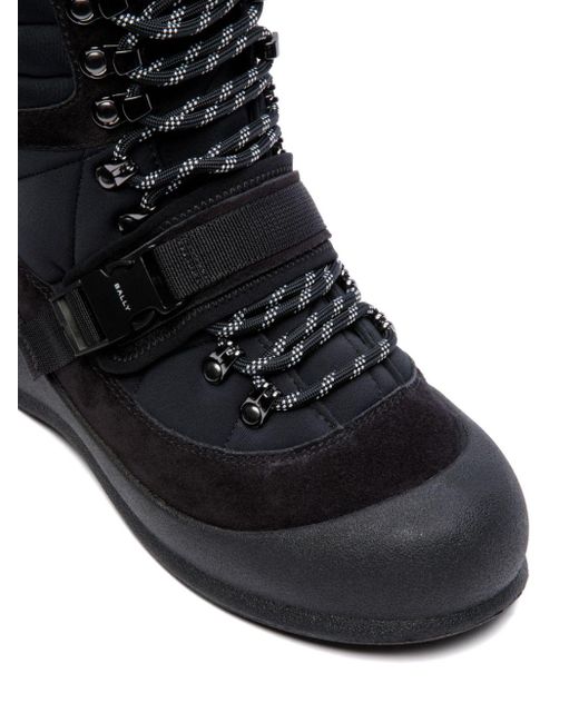 Bally Black Clyde Lace-up Snow Boots