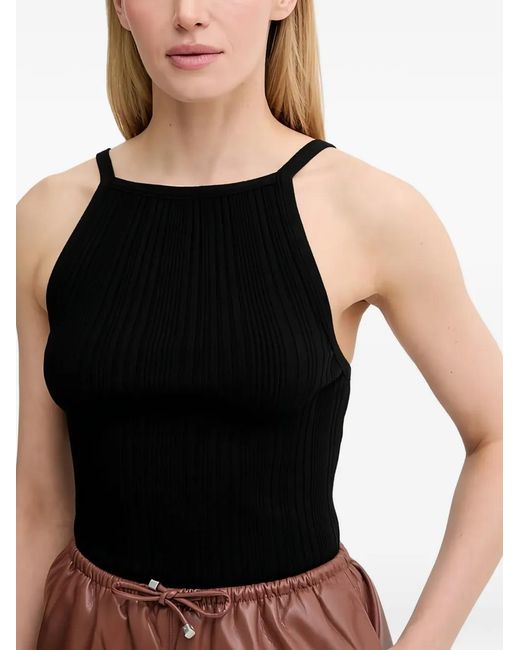 Samsøe & Samsøe Geribbelde Tanktop in het Brown