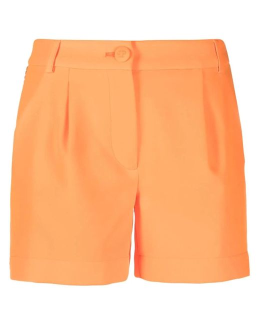 Philipp Plein Shorts Verfraaid Met Kristallen in het Orange