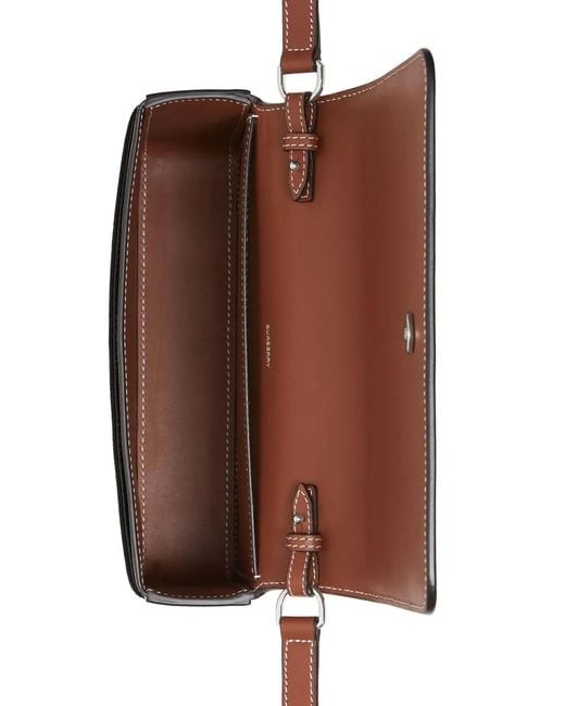 Burberry Black Small Logo-Print Crossbody Bag