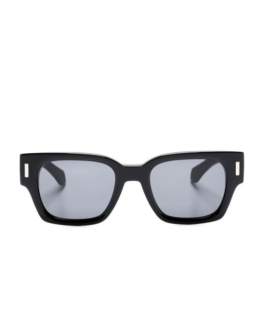 Gafas de sol con montura cuadrada Ferragamo de color Black