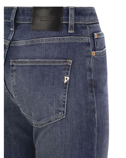 Dondup Blue Cindy High-Waist Jeans