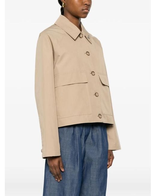 Ottod'Ame Natural Patch-Pocket Buttoned Jacket