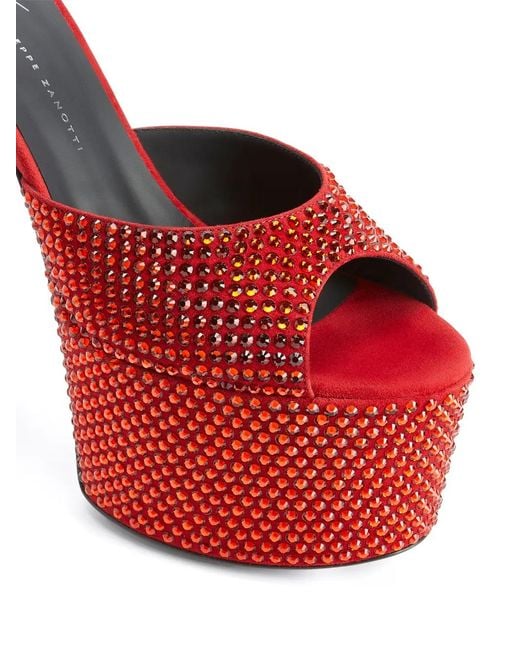Giuseppe Zanotti Red Sandals