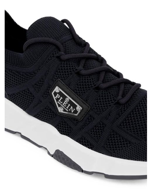 Baskets Runner Sock Triangle Placca Philipp Plein en coloris Black