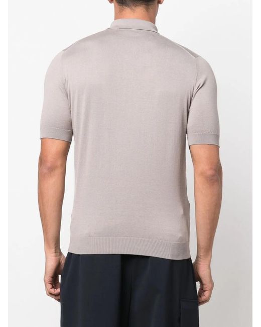 Dell'Oglio Multicolor Cotton Short-Sleeve Polo Shirt for men