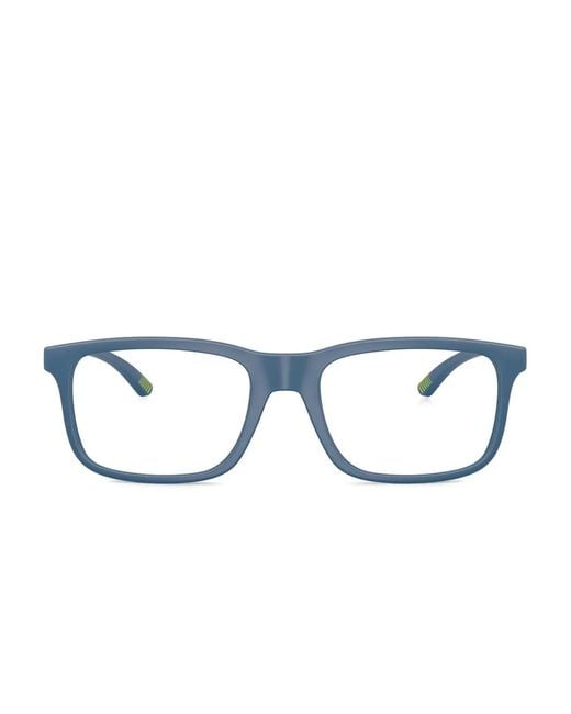 ARMANI EXCHANGE Blue Square-Frame Glasses for men