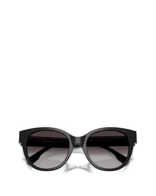 Tory Burch Black Double T Phantos-Frame Sunglasses