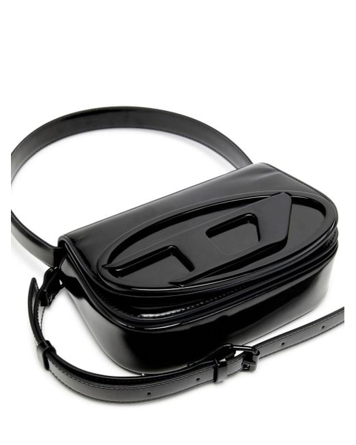 DIESEL Black 1dr Leather Shoulder Bag