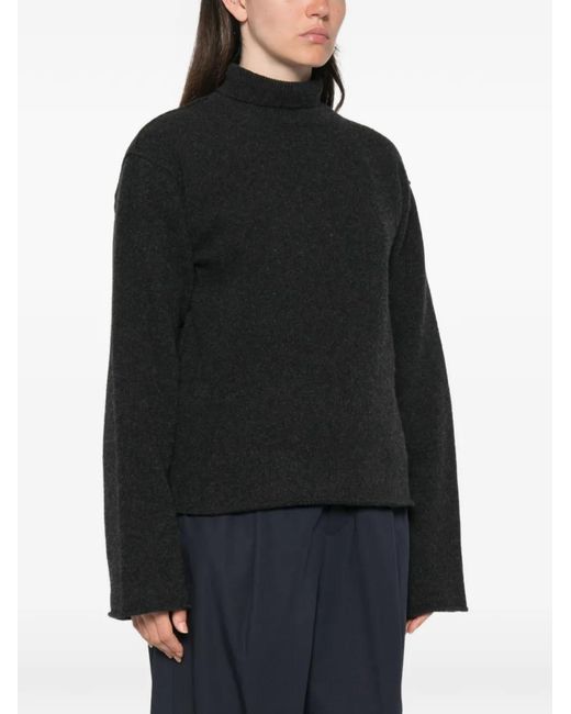 Sofie D'Hoore Black High-Neck Sweater