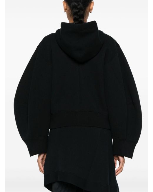 Sacai Black Sponge Hoodie