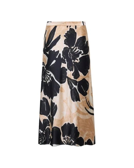 Cara Cara White Kaia Floral-Print Skirt