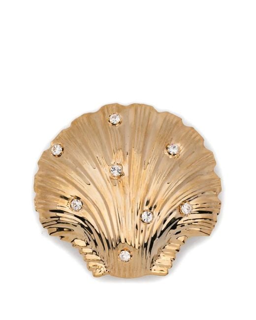 ROWEN ROSE Natural Shell Embellished Earrings