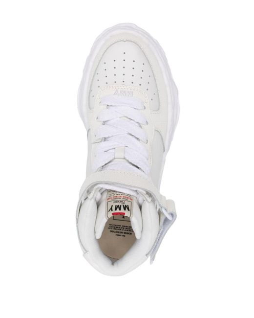 Sneakers con ricamo di Maison Mihara Yasuhiro in White da Uomo