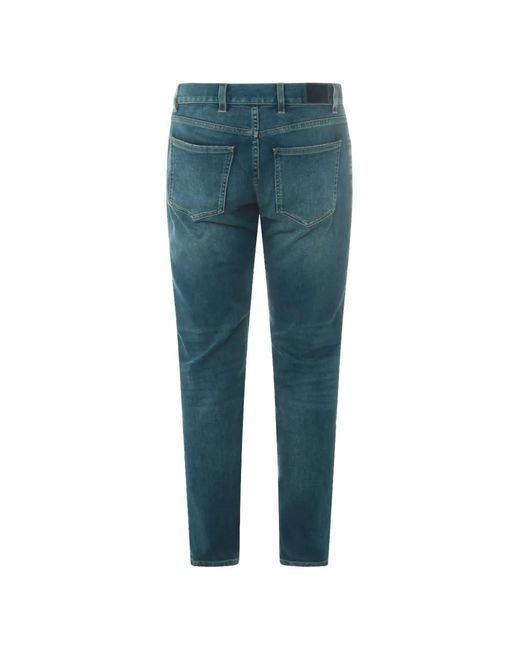Eleventy Blue Patch Pocket Jeans for men