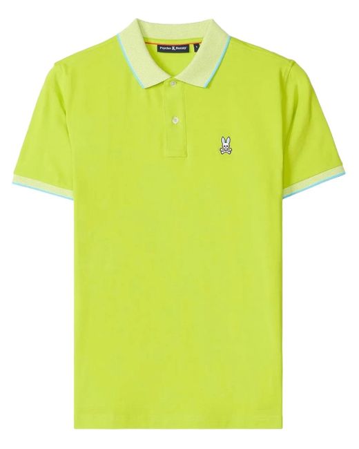 Psycho Bunny Northlake Poloshirt in het Yellow voor heren
