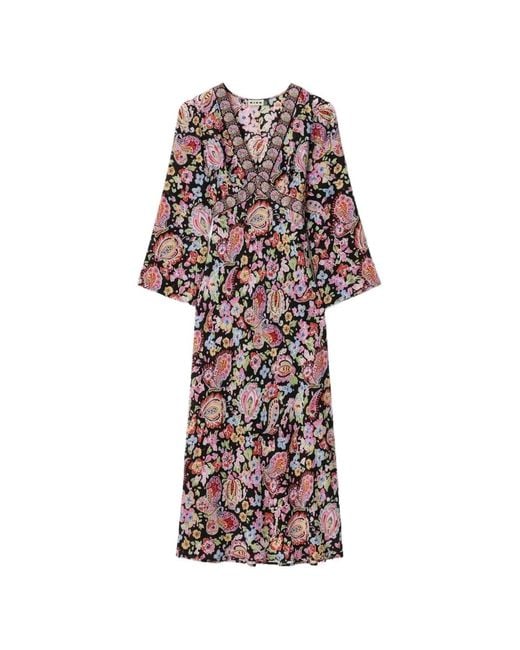 Rixo White Tania Bias-Cut Silk Midi Dress