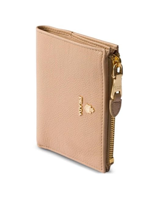 Prada Natural Small Leather Wallet