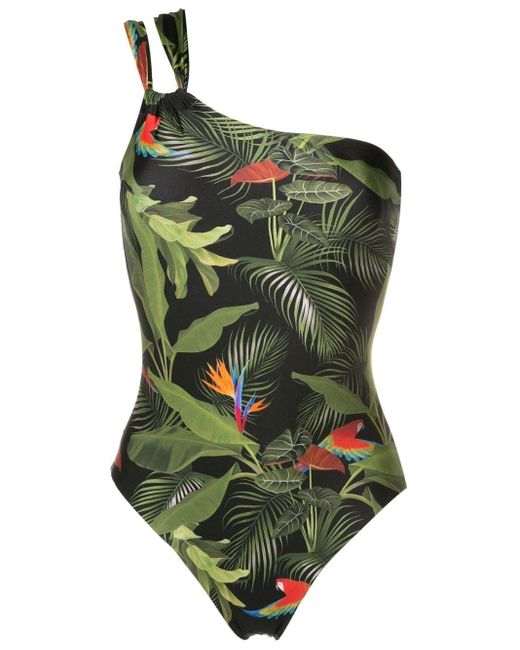 Lygia & Nanny Maillot Miusha Botanical-print One-piece in Green | Lyst