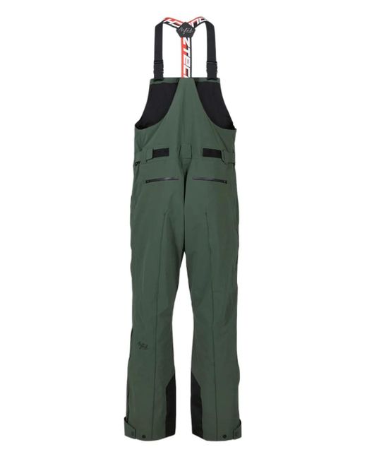 Aztech Mountain Green Hayden 3L Shell Adjustable-Strap Bib Ski Trousers for men