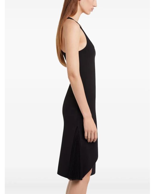 Courreges Infinity Midi-Jurk in het Black