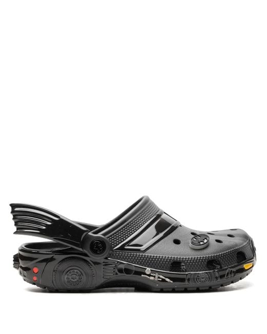 CROCSTM Black Classic Clog "Batmobile" Sandals for men