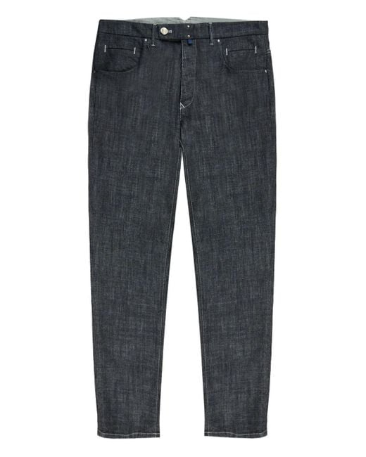 Incotex Gray Five-Pocket Tailored Jeans for men