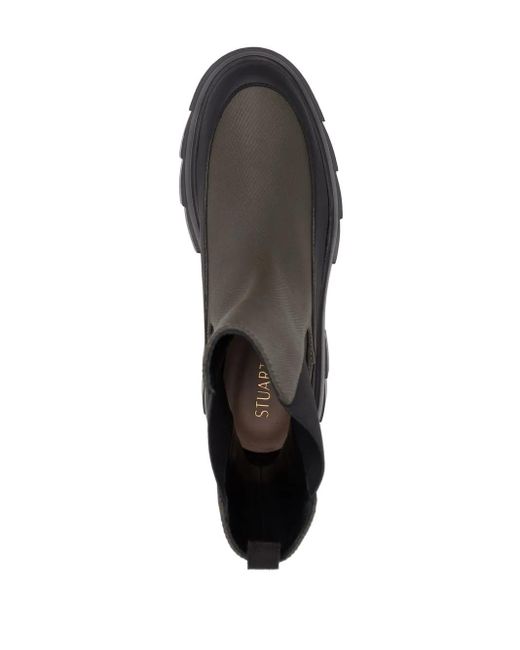 Stuart Weitzman Black Ankle-Length Chelsea Boots