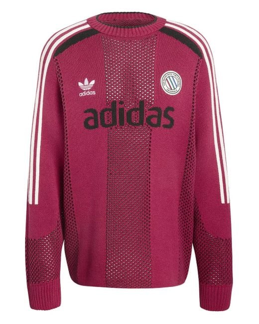 Pull Adicolor Bloke Core À Logo Adidas en coloris Red