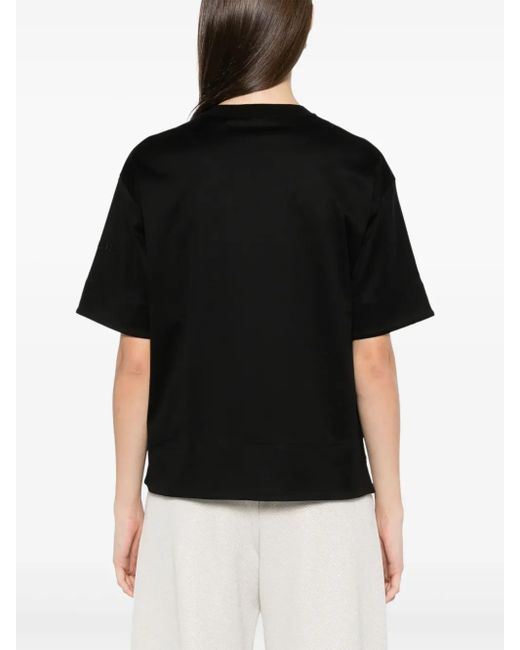 Max Mara Black Cotton T-Shirt