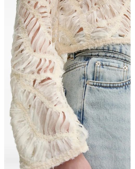 Day Birger et Mikkelsen Blue Cut-out Details Top