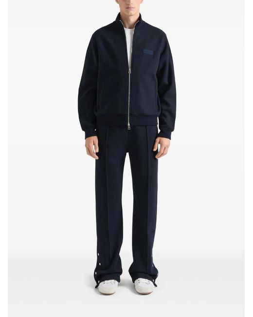Givenchy Blue Button Detail Track Pants for men