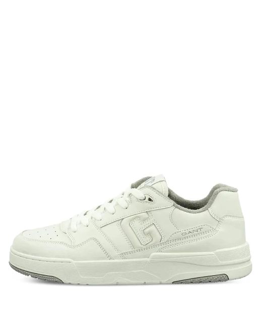 メンズ Gant Brookpal パーフォレーテッド スニーカー White