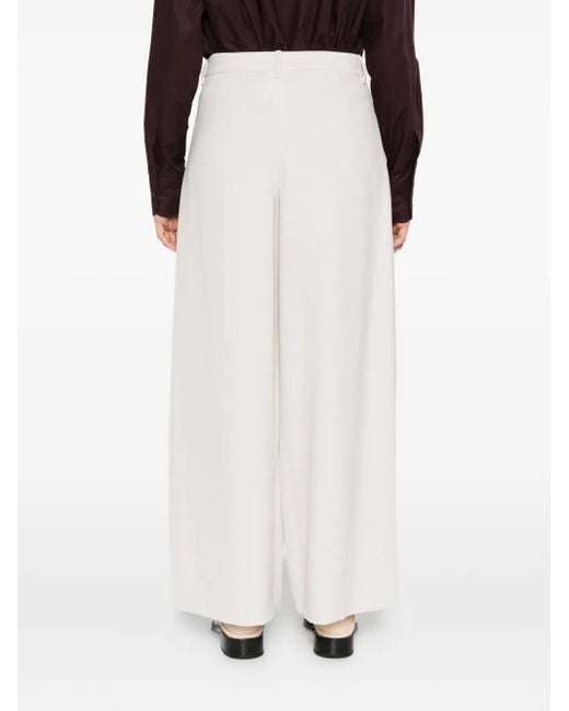 Max Mara White Tailored Trousers