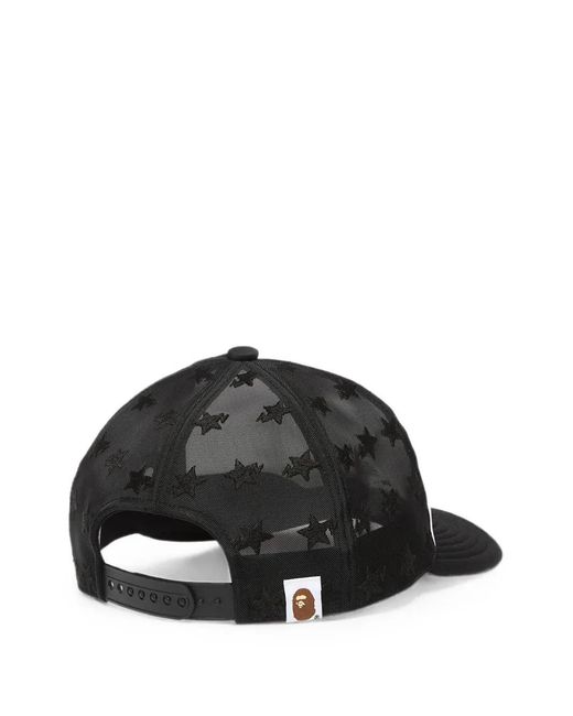 A Bathing Ape Black Bape Sta Baseball Cap