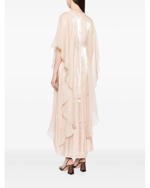 Robe-Caftan Nayeli À Design Drapé Baruni en coloris Natural