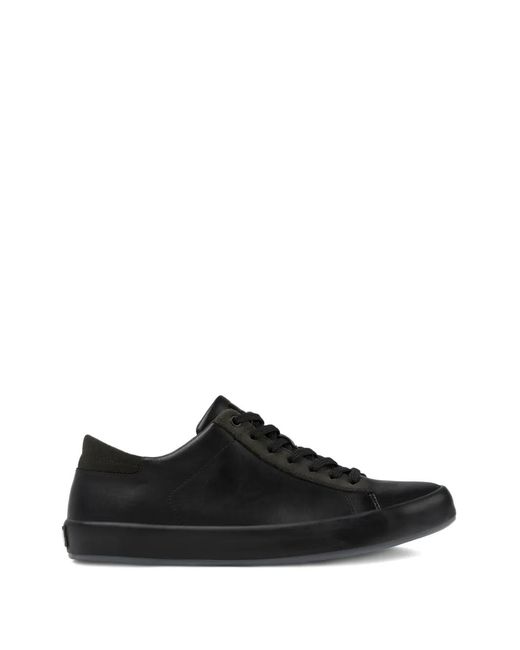 Camper Black Andratx Leather Sneakers for men