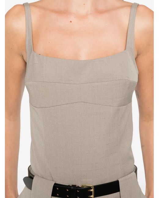 St. Agni Gray Sleeveless Top