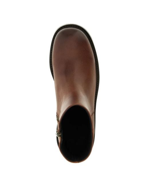 Séfr Brown Lerato Side-Zip Boots for men