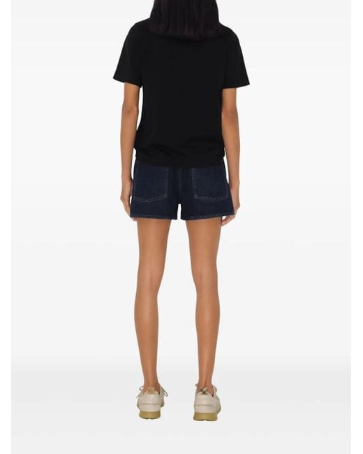 Camiseta B Crest Burberry de color Black