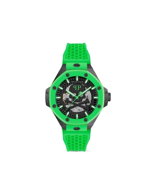 メンズ Philipp Plein $keleton Royal 46mm 腕時計 Green