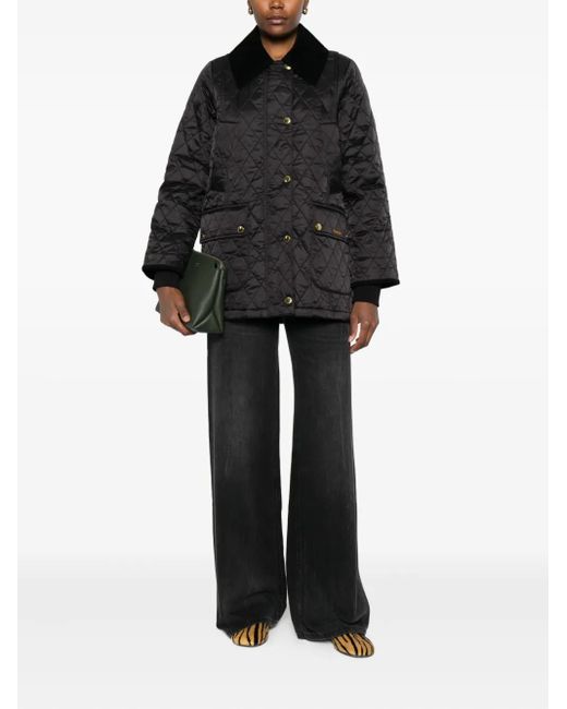 Barbour Black Corinne Quilted Jacket