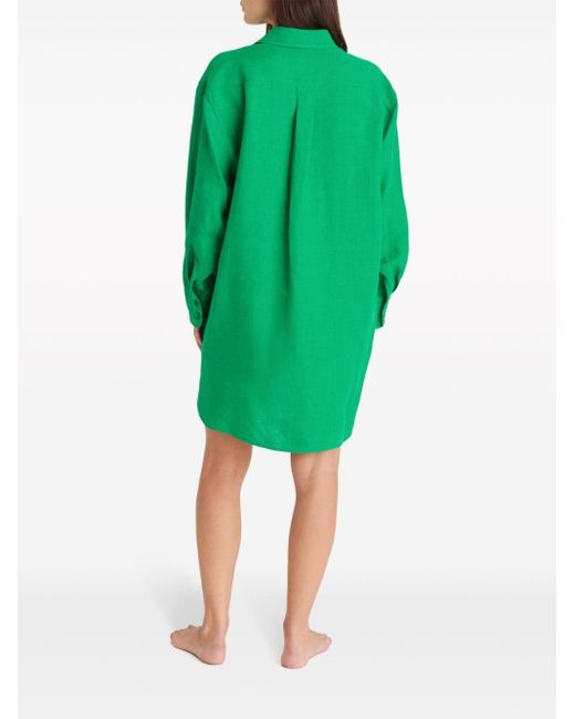 Vestido camisero Mignonette Eres de color Green